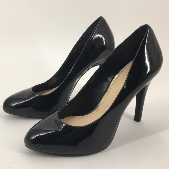 JESSICA SIMPSON Marya Patent Leather Pump Sz 7.5 - Picture 3 of 7